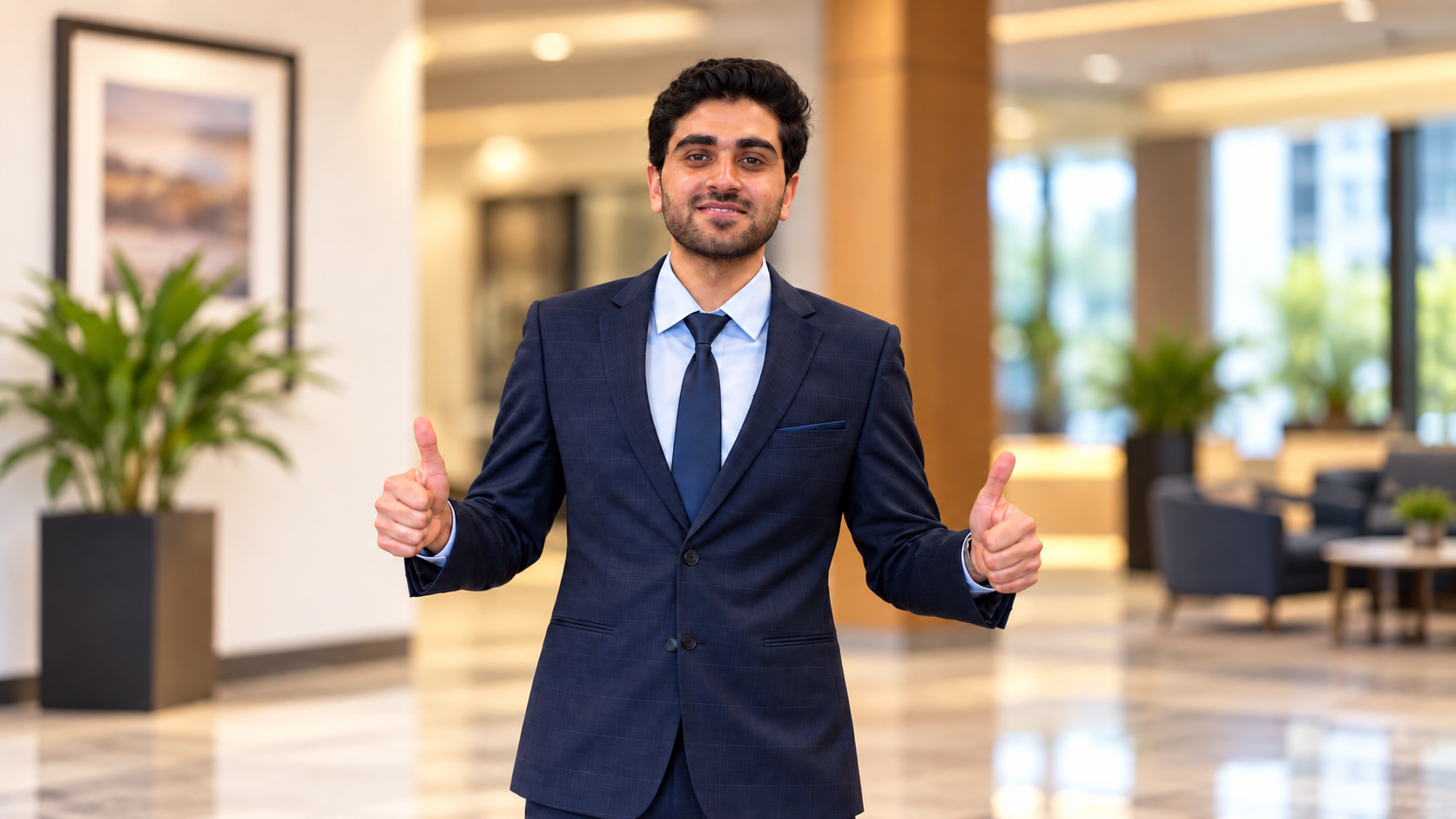 Safran Khan celebrating after successfully completing his PhD proposal defense